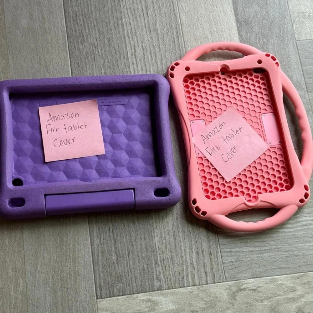 Amazon Fire Tablet‎ Kids Cover Pink Purple Tablet Protector